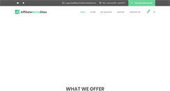 Desktop Screenshot of affiliatenichesites.com